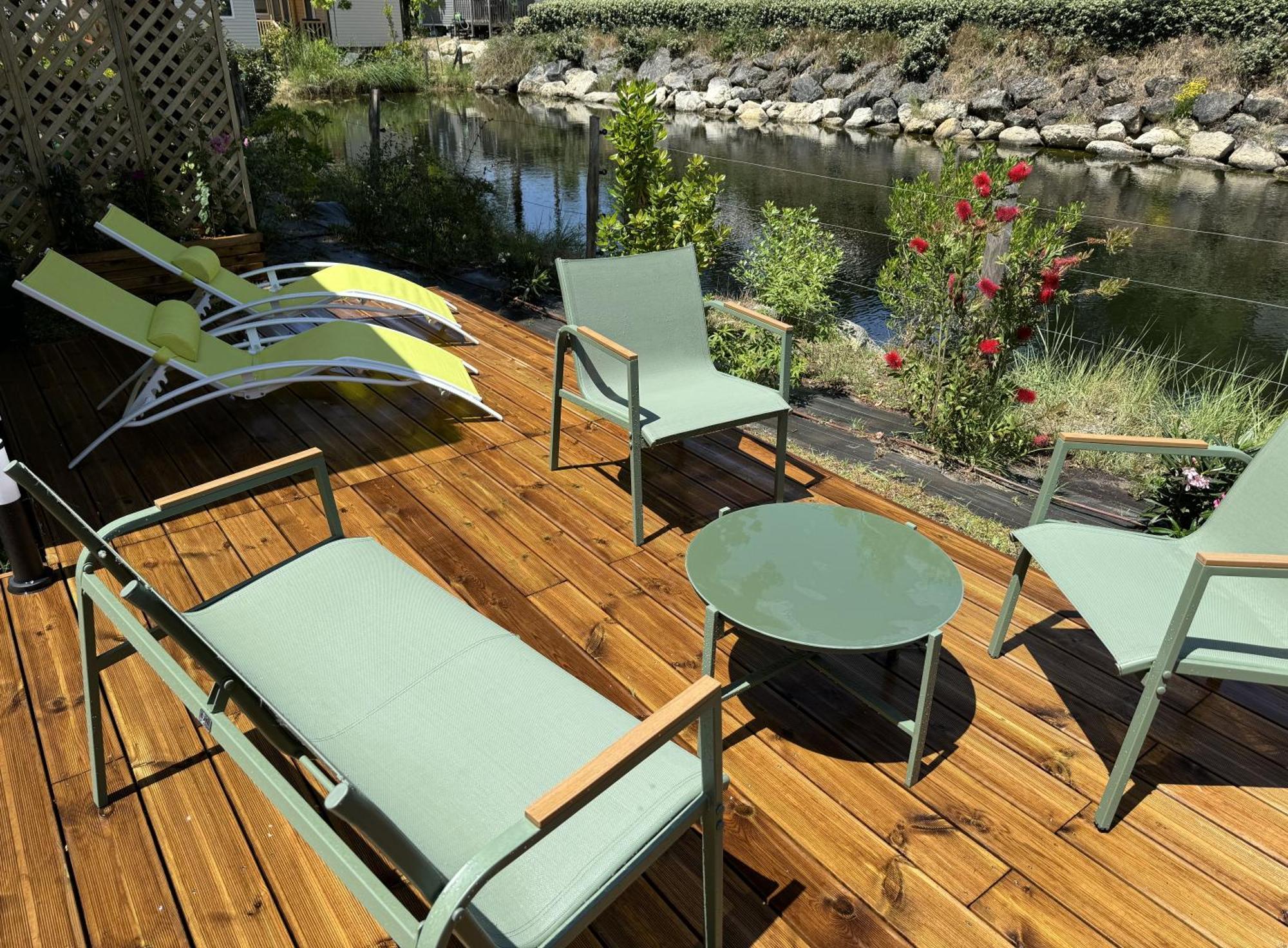 Mobil Home Tout Confort Camping Les Viviers Cap Ferret Lège-Cap-Ferret エクステリア 写真