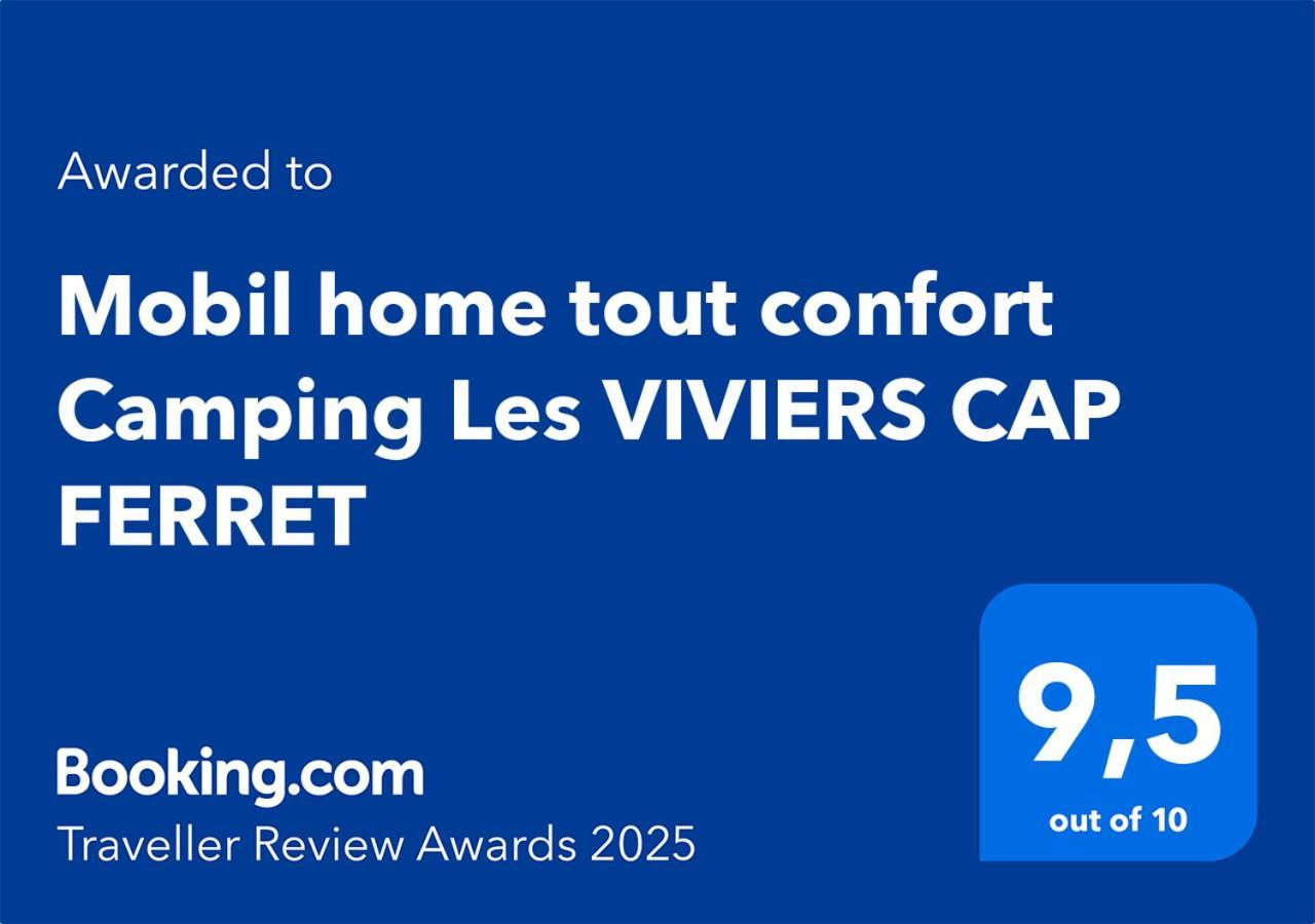 Mobil Home Tout Confort Camping Les Viviers Cap Ferret Lège-Cap-Ferret エクステリア 写真